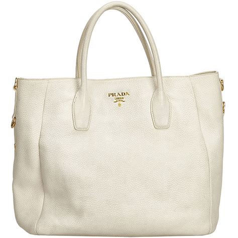 prada white leather tote side zippers|Prada White Vitello Daino Side Zip Tote Large QNBFUIABW5005 .